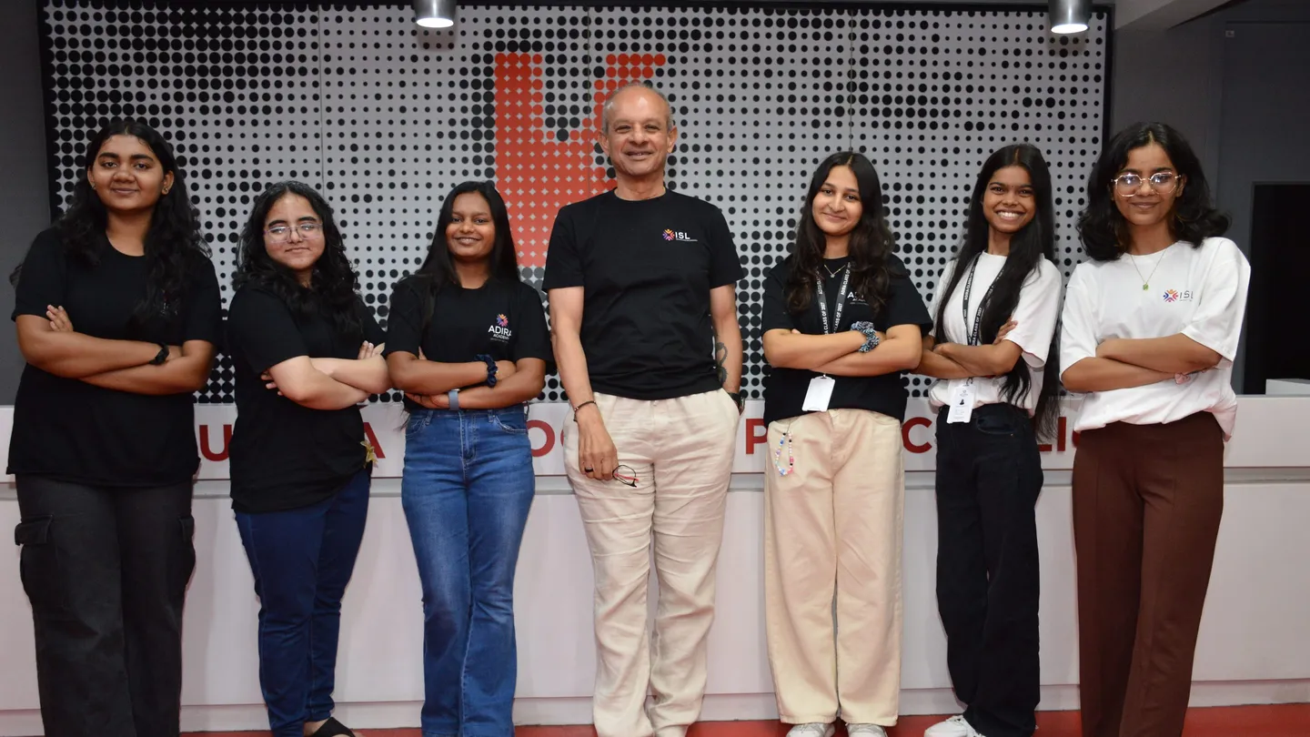 Adira students with a mentor